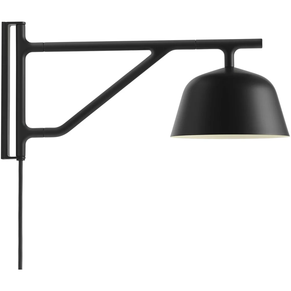 Ambit Vegglampe, Sort v:5726562