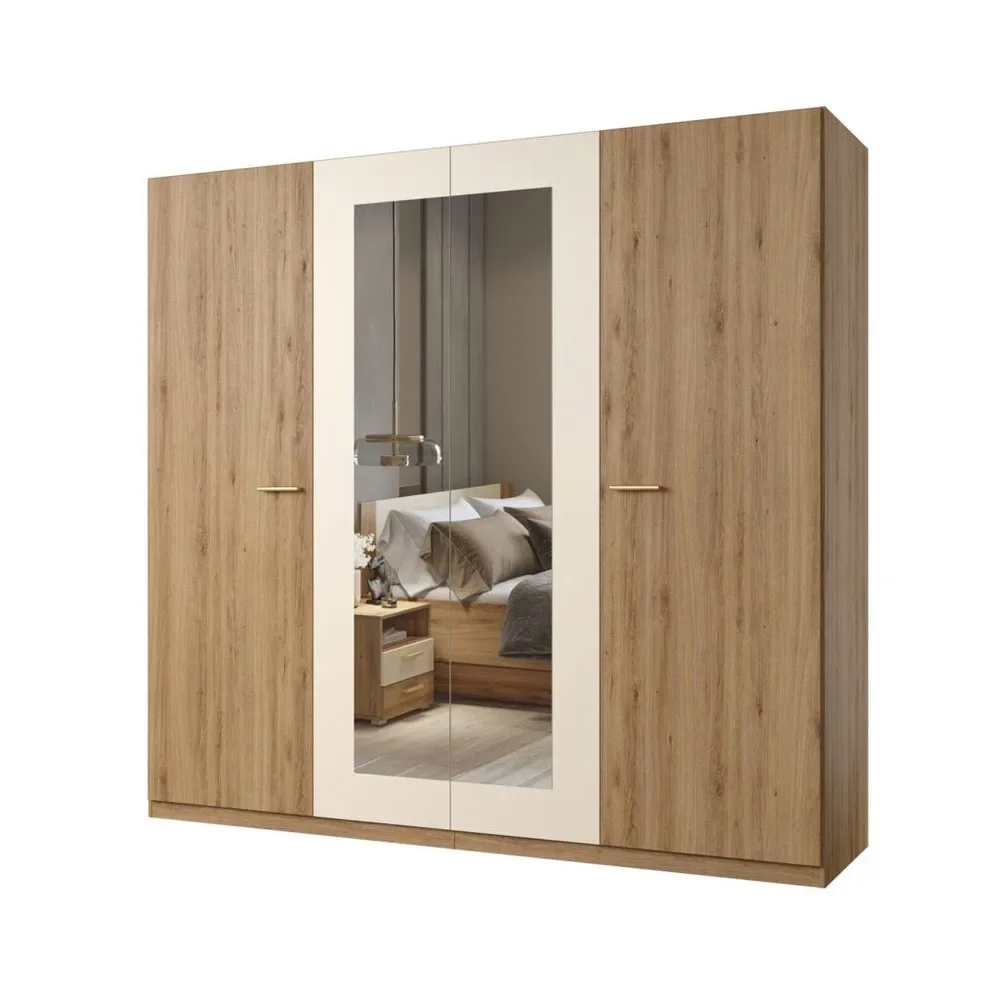 Garderobe Vertina 4 Dører 2 Speil v:1735467