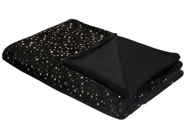 Pledd ALAZEYA 150 x 200 cm Svart v:1649436 Pledd ALAZEYA 150 x 200 cm Svart v:1649436
