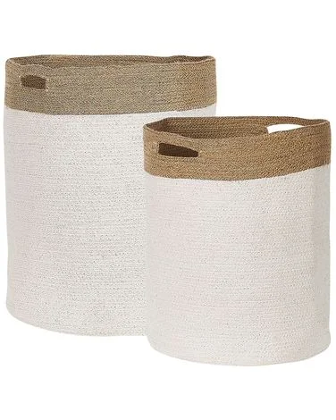 Sett med 2 kurver KARDH Bomull Hvit v:6042794 Sett med 2 kurver KARDH Bomull Hvit v:6042794