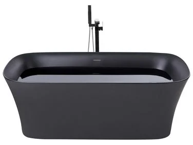 Frittstående badekar LANALHUE 160 x 75 cm Svart v:2637138 Frittstående badekar LANALHUE 160 x 75 cm Svart v:2637138