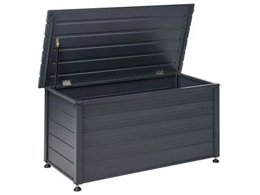 Oppbevaringsboks CAMPALTO 123 cm 60 cm Metall Mørkegrå v:4305363