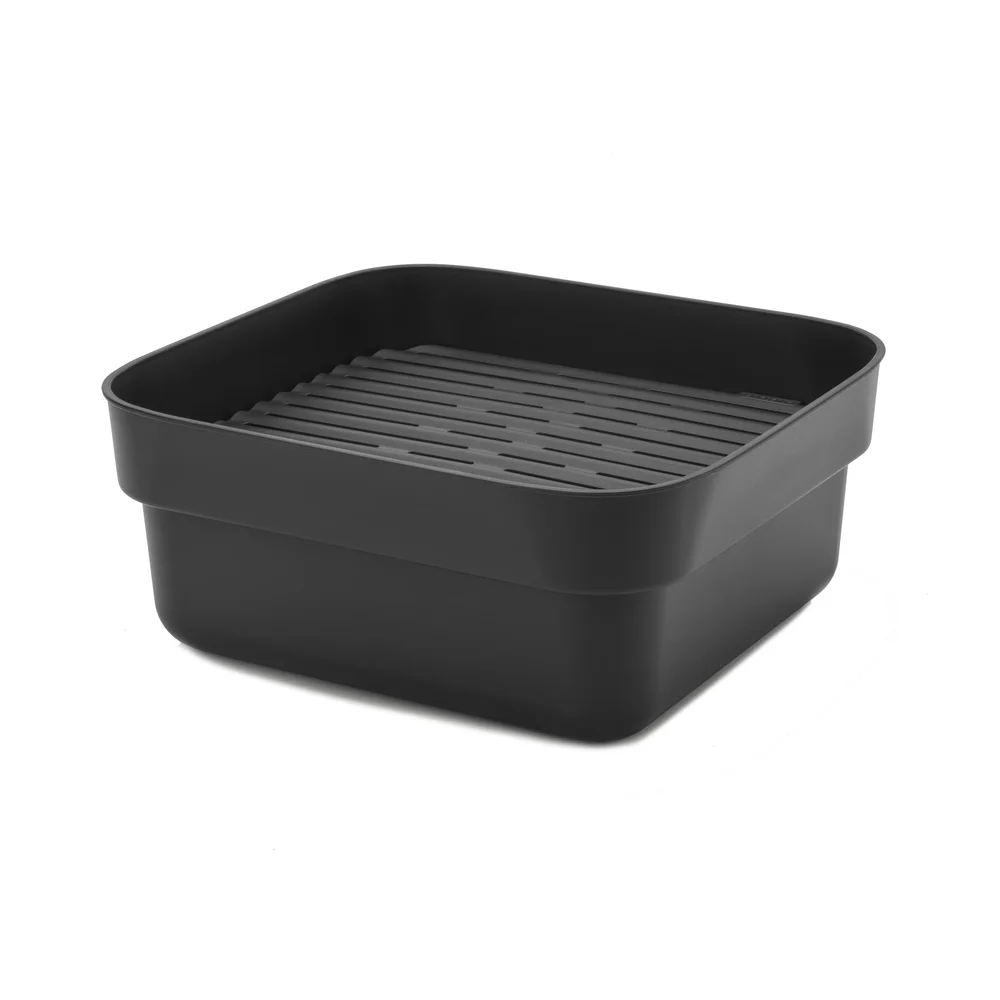 Sinkside oppvaskbalje med tørkebrett 34 x 37 cm v:6647180