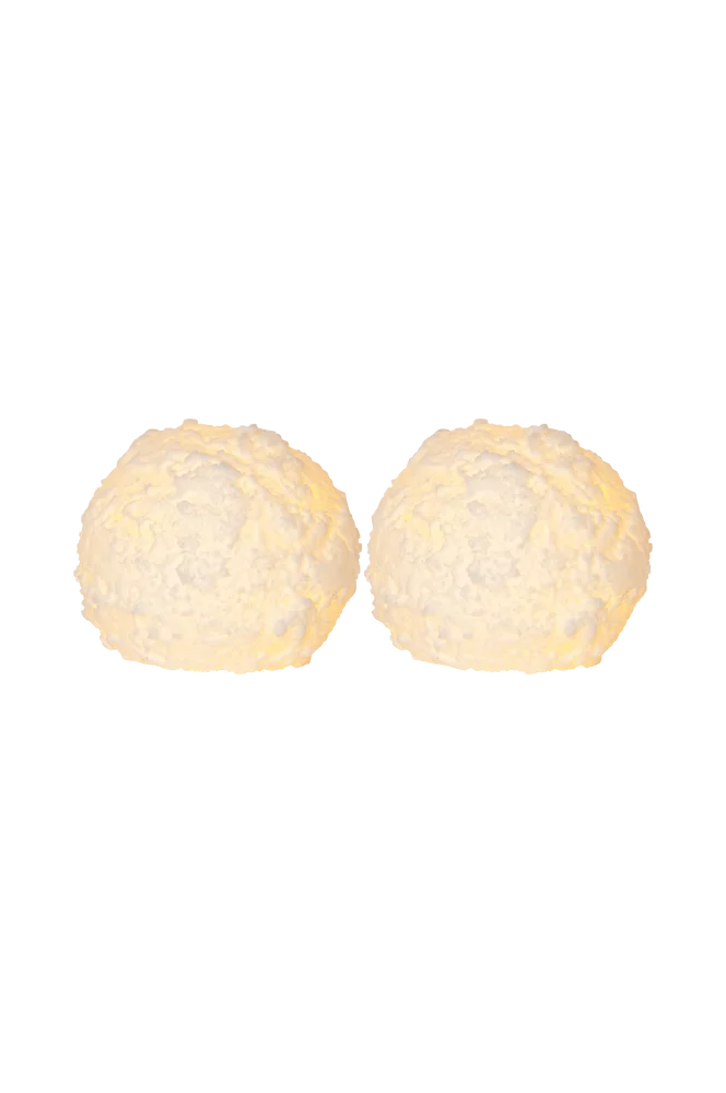 Kubbelys 2-pk Snowball LED – Hvit – Belysning | m v:8253182 Kubbelys 2-pk Snowball LED – Hvit – Belysning | m v:8253182