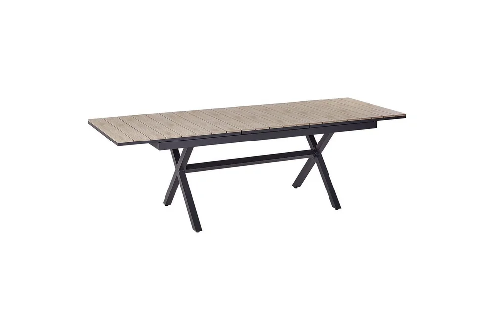 Trädgårdsbord Beliani Fanes Ljus trä/grå Light wood||Grey v:1585798