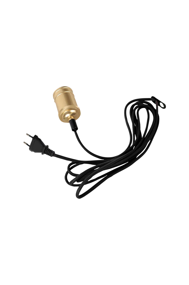 Ledningssett E27 Classical – Messing – Belysning | m v:3506593 Ledningssett E27 Classical – Messing – Belysning | m v:3506593