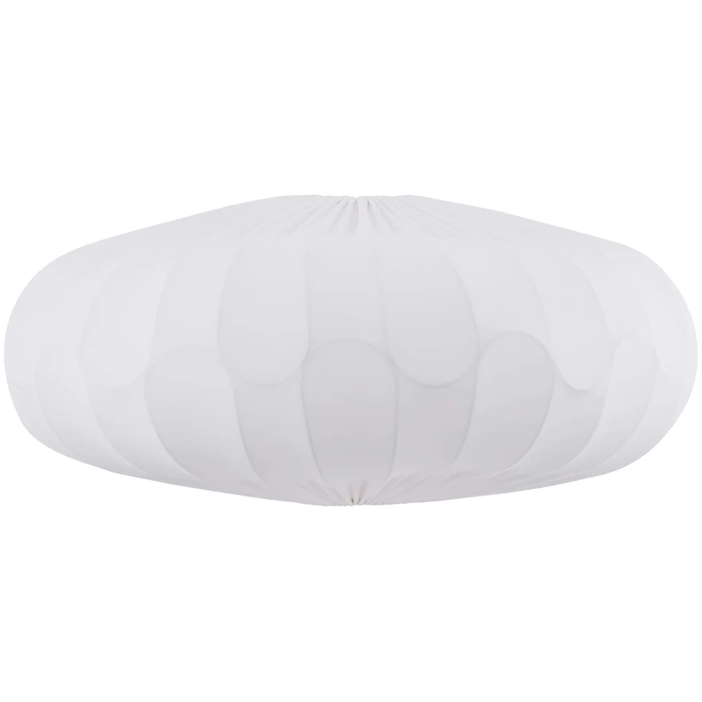 Bladverk Lampeskjerm Hvit, 50 cm v:8557653