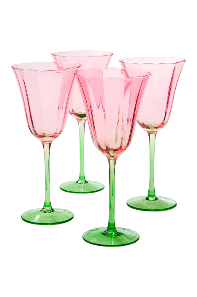 TULIP vinglass 4-pakning – Flerfarget – Kjøkken & husholdning | m v:2662299