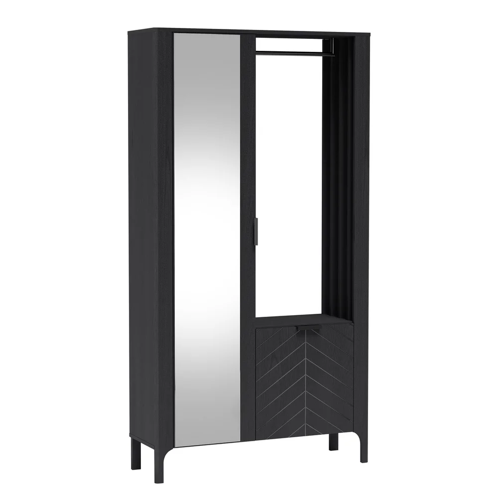 Aggarwal Garderobeskap med Speil 105 cm v:5564351 Aggarwal Garderobeskap med Speil 105 cm v:5564351
