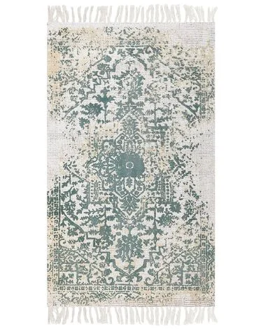 Teppe BOYALI Lys beige 80 x 150 cm Viskose v:2918412
