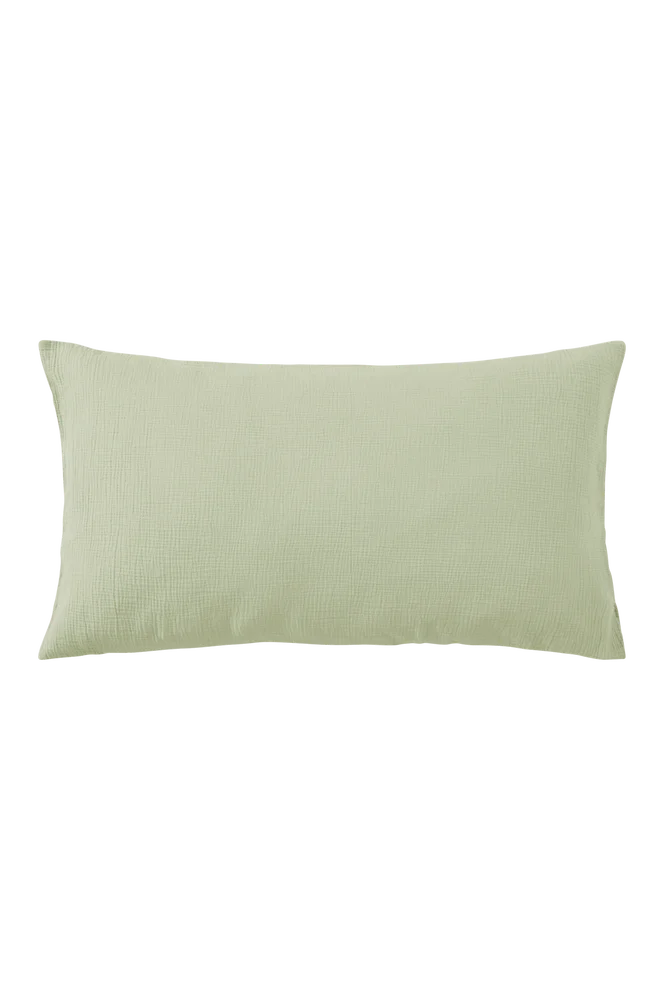 AMILIA putetrekk i musselin 50×90 cm – Grønn – Tekstiler | m v:2305299