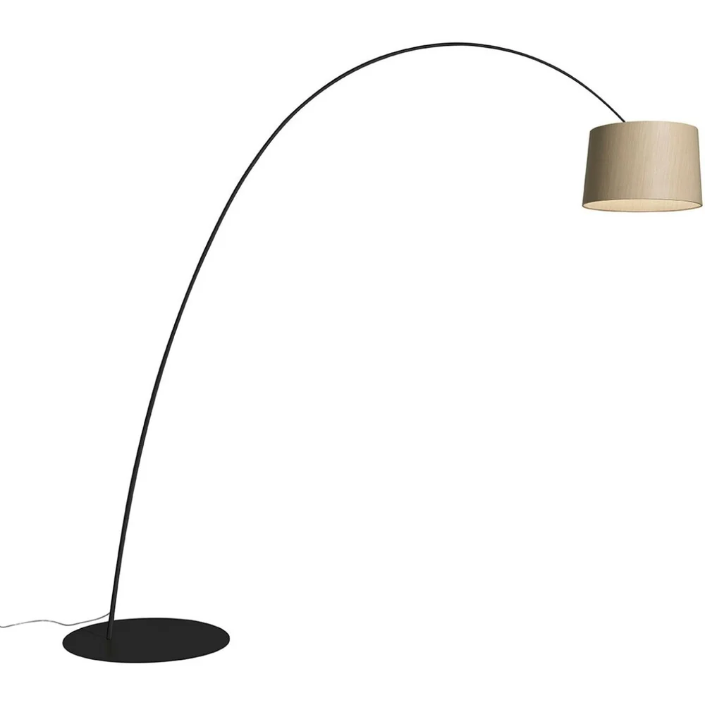 Twiggy Elle Wood Gulvlampe, Svart & Eik v:798546