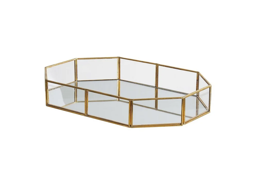 Bricka Beliani Chabris Guld/transparent GOLD v:4058357 Bricka Beliani Chabris Guld/transparent GOLD v:4058357