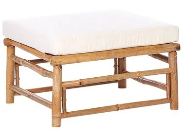 Fotskammel til hage CERRETO Bambus Off white v:4955696 Fotskammel til hage CERRETO Bambus Off white v:4955696