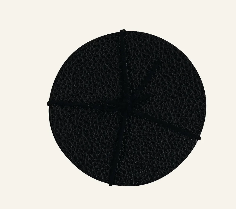 4pk drikkebrikke svart – ø10 cm v:2289623