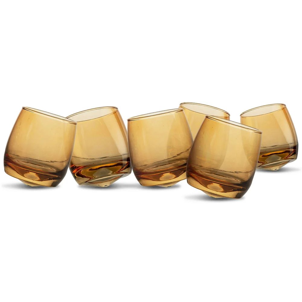 Tumblerglass 6-pk, Amber v:8292412