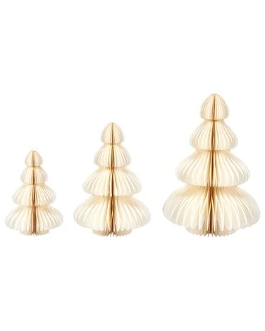 Sett med 3 figurer NILGIRI 15/20/25 cm Juletre Beige v:7629668 Sett med 3 figurer NILGIRI 15/20/25 cm Juletre Beige v:7629668