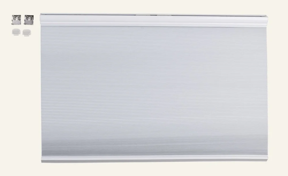 Opp&ned trådløs plisségardin hvit – 120×160 cm v:8885334 Opp&ned trådløs plisségardin hvit – 120×160 cm v:8885334