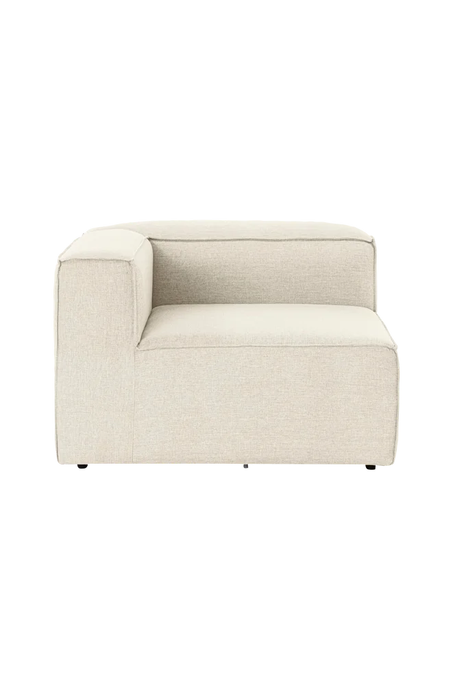 1-seters sofa -Brinly Left – Natur m v:698918