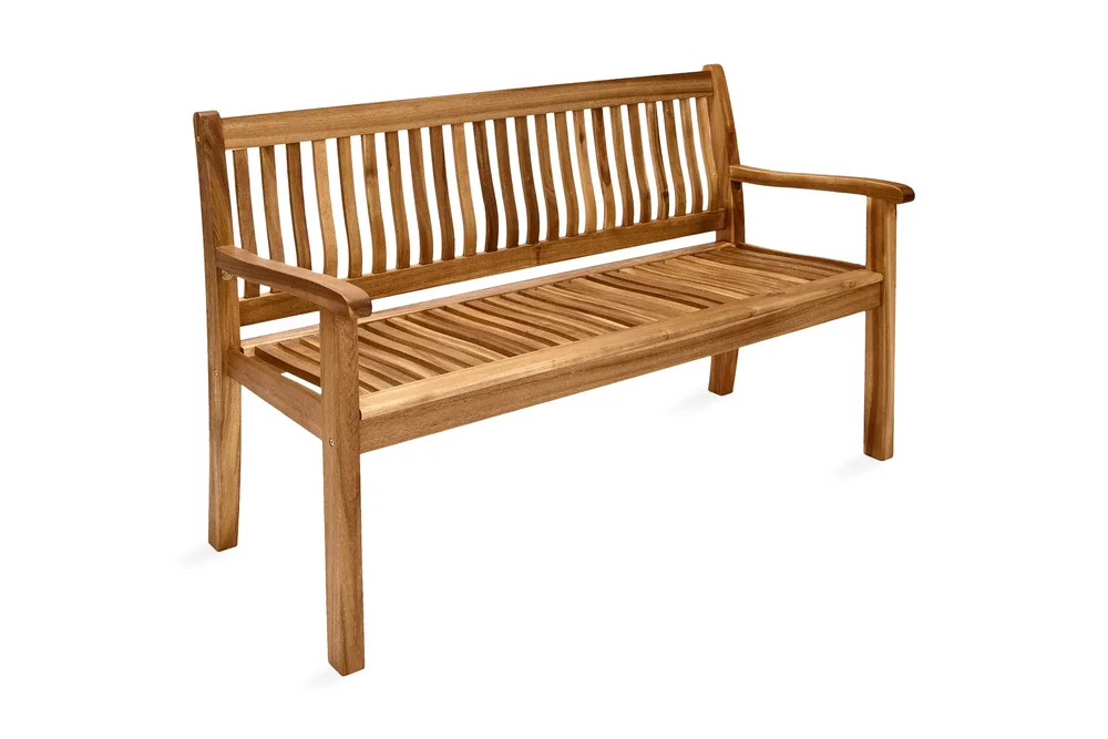 Benk FINLAY 150x61xH91cm Akasie v:9514785