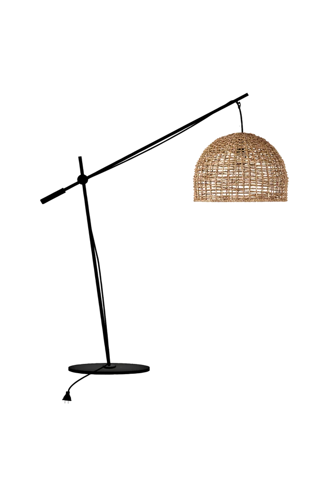 Gulvlampe Cebu - Grå - Belysning | m v:4016058