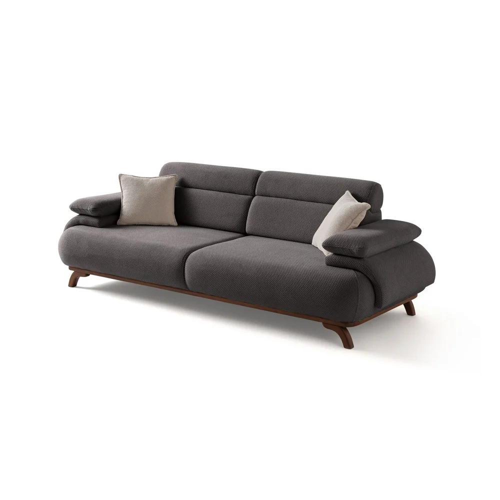 3-seters sofa Atelier Del Sofa Bonjo Walnut (246 x 81 x 97 cm) Antrasitt v:2635217 3-seters sofa Atelier Del Sofa Bonjo Walnut (246 x 81 x 97 cm) Antrasitt v:2635217