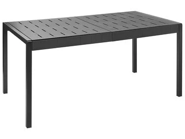 Spisebord til hagen BARTICA 154 cm 84 cm Svart v:9811525