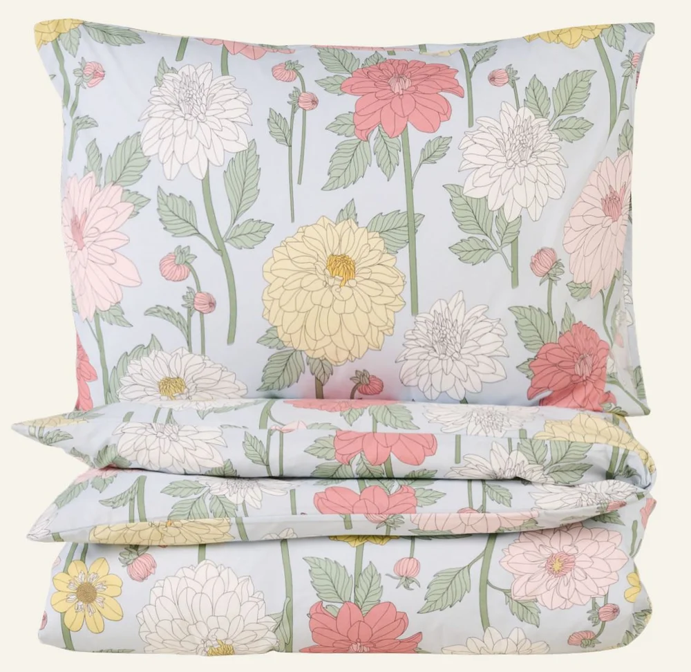 Bomull sengesett multi blå – 140×220 cm v:5506168 Bomull sengesett multi blå – 140×220 cm v:5506168