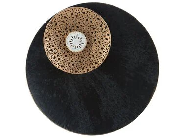 Veggdekorasjon RUBIDIUM 49 cm Metall Svart v:5384453 Veggdekorasjon RUBIDIUM 49 cm Metall Svart v:5384453