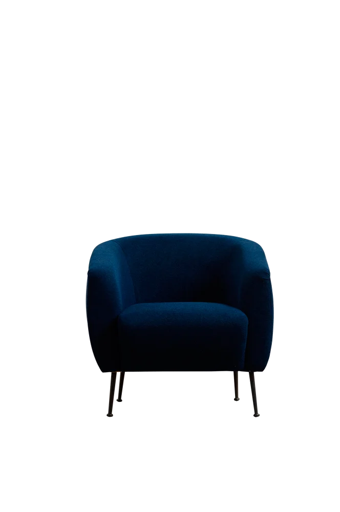 Lenestol - Henie - Blå m v:4656349