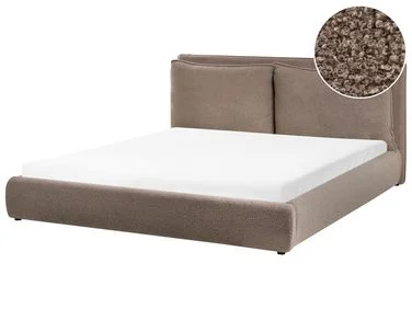 Seng Bouclé BAJONNA 180 x 200 cm Brun v:5280231 Seng Bouclé BAJONNA 180 x 200 cm Brun v:5280231