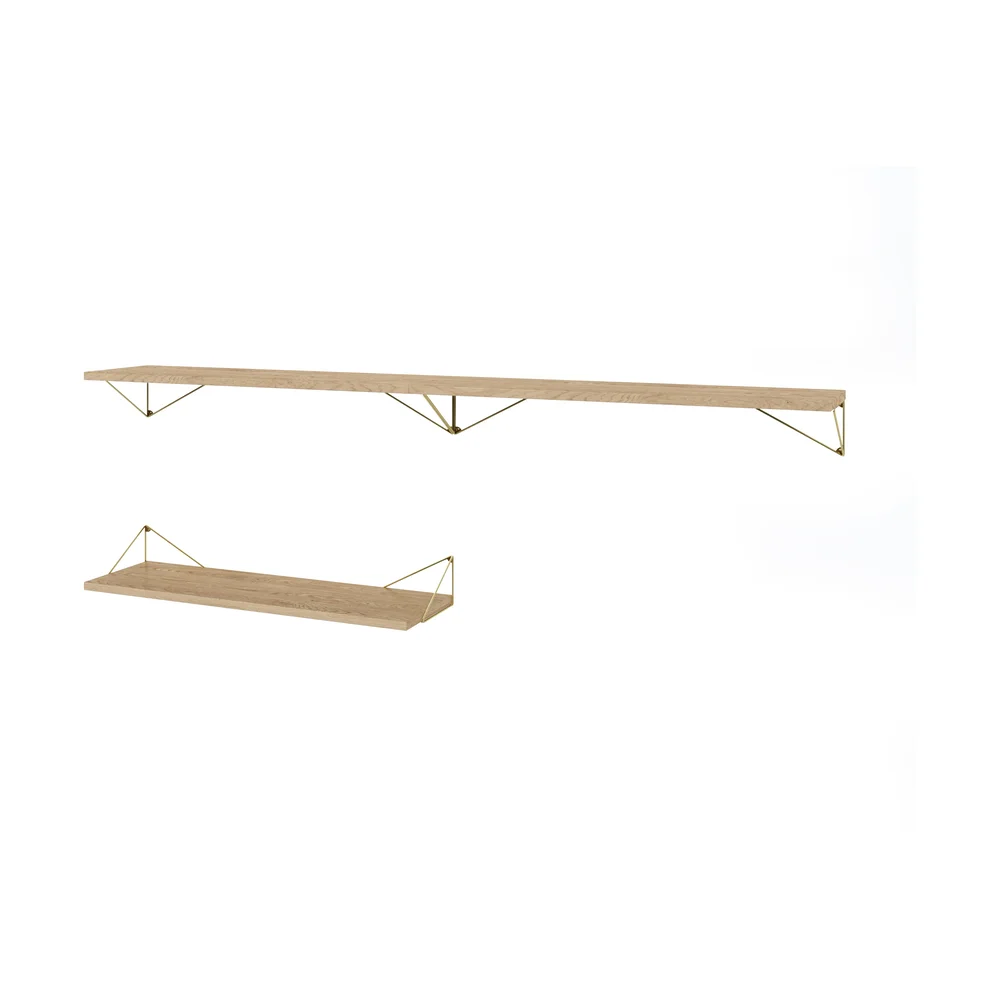 Pythagoras Bundle A hyllesystem eik-messing" v:4299989