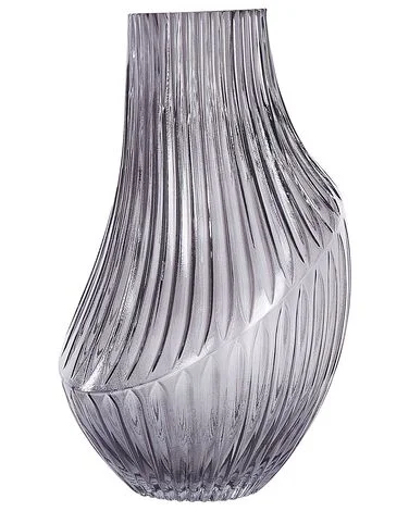 Blomstervase MYRSINA 36 cm Glass Grå v:6753463