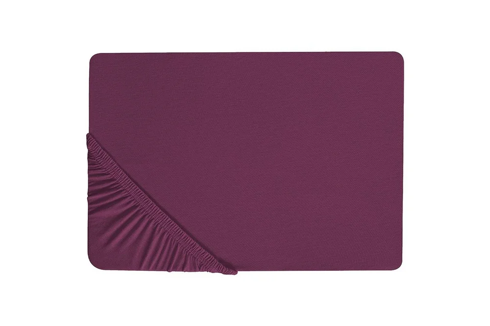 Laken med strikk Janbu Vinrød, 90×200 cm v:1361902