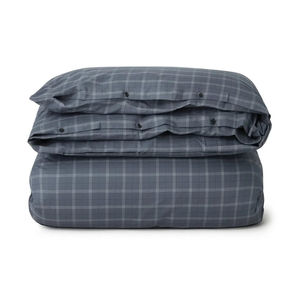 Checked Pinpoint Oxford dynetrekk 150 x 210 cm v:2892217