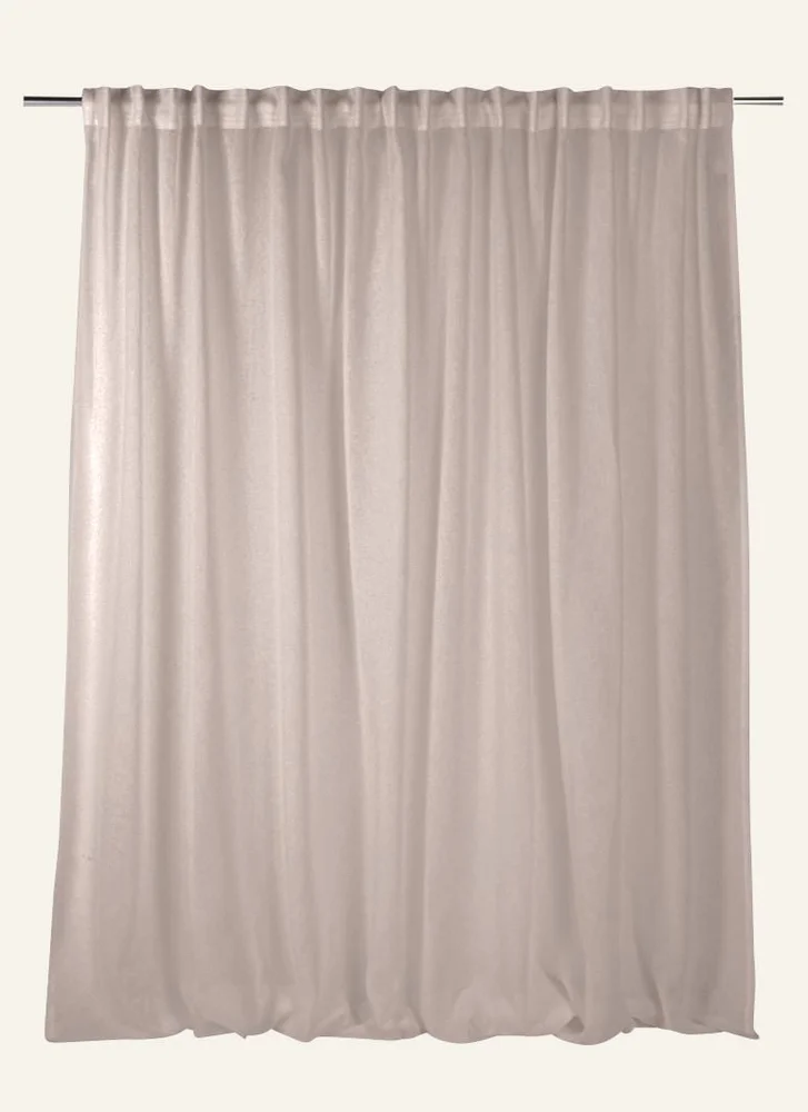 Ekstra bred gardin sand – 280×300 cm v:7986005