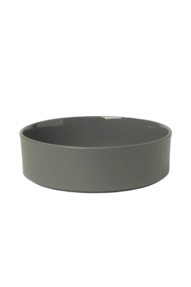 Skål glasert keramikk Pilar 27 cm – Grå – Kjøkken & husholdning | m v:8427614