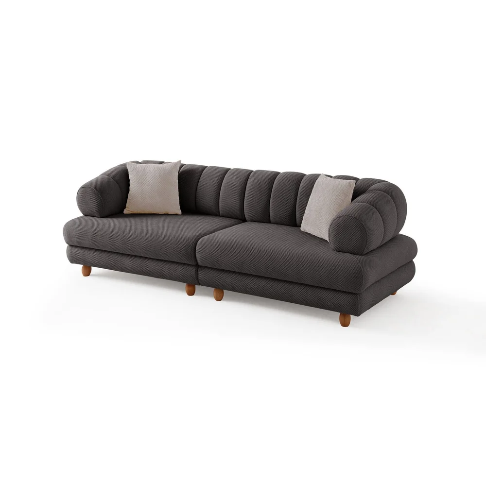 3-seters sofa Atelier Del Sofa Gloria (240 x 80 x 95 cm) Antrasitt v:1416653 3-seters sofa Atelier Del Sofa Gloria (240 x 80 x 95 cm) Antrasitt v:1416653