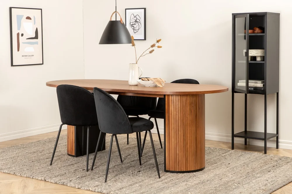 Biana Spisegruppe 200 cm Oval inkl. 4 Foyos Stoler v:6994127