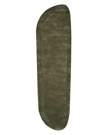 Teppe BERANI Mørkegrønn 80 x 250 cm Viskose v:646958