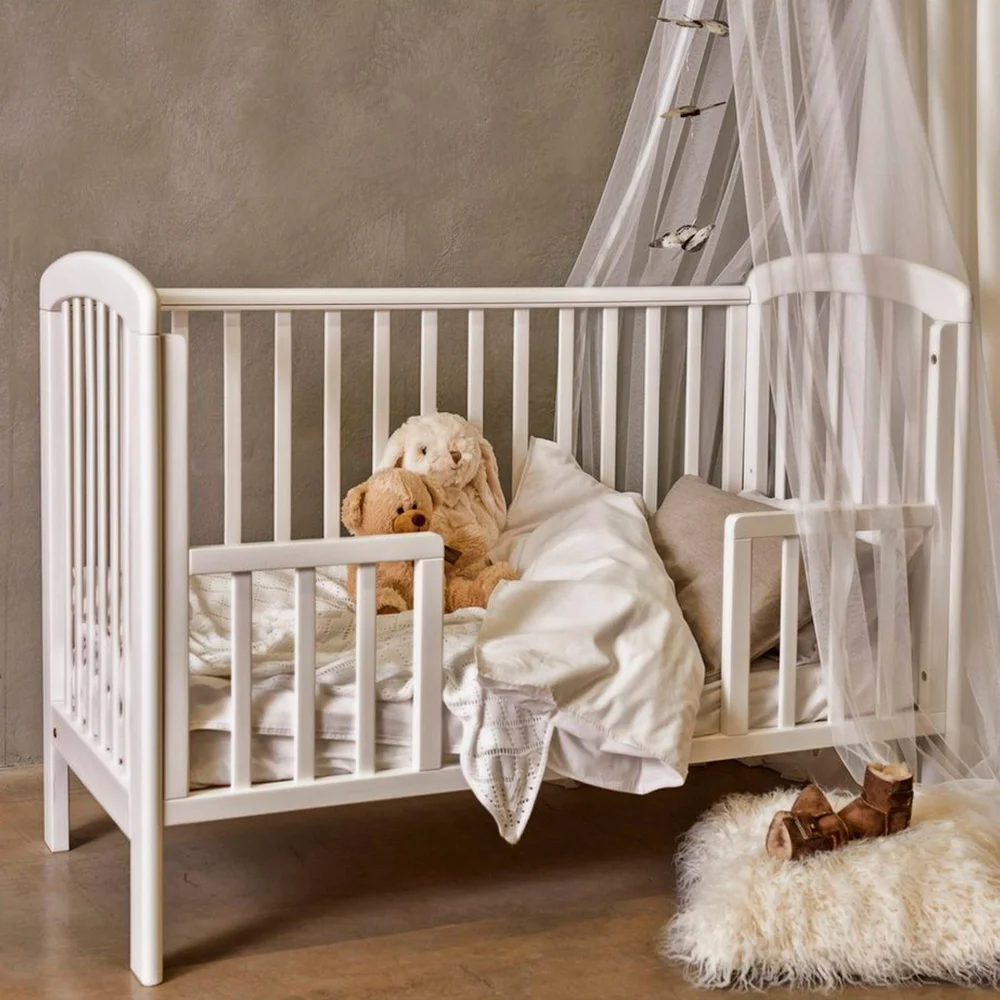Dynebetrekk-sett til barneseng Washed – Hvit – Barnerom | m v:4150350