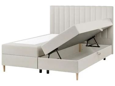 Kontinentalseng med oppbevaring OFFICER Off white 160 x 200 cm v:1543732 Kontinentalseng med oppbevaring OFFICER Off white 160 x 200 cm v:1543732
