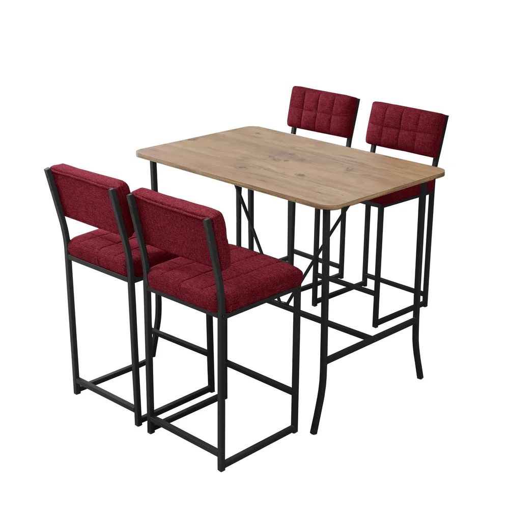 Cenanwesh bargruppe bord + 4 stoler v:2702482 Cenanwesh bargruppe bord + 4 stoler v:2702482
