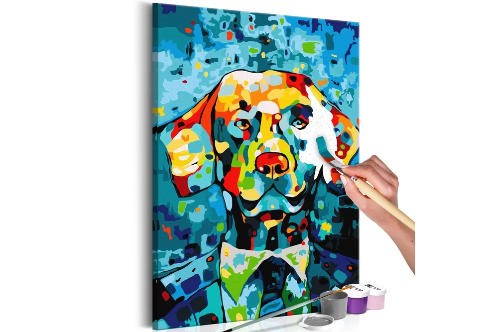 Gjør-det-selv Maleri Hundportrett 40×60 cm v:6672026