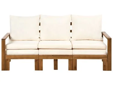 Hagebenk med pute ISOLELLO 190 cm Justerbar Akasietre Brun v:9602628