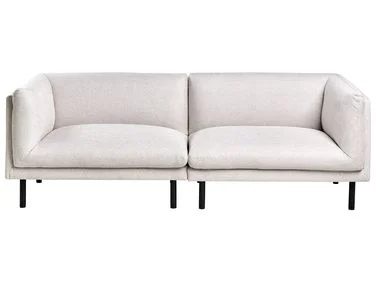 Sofa 3-seter VORGOD Lys beige v:1011391