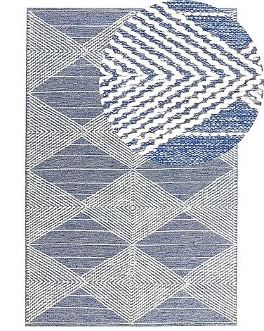 Teppe DATCA Blå 160 x 230 cm Ull v:396304