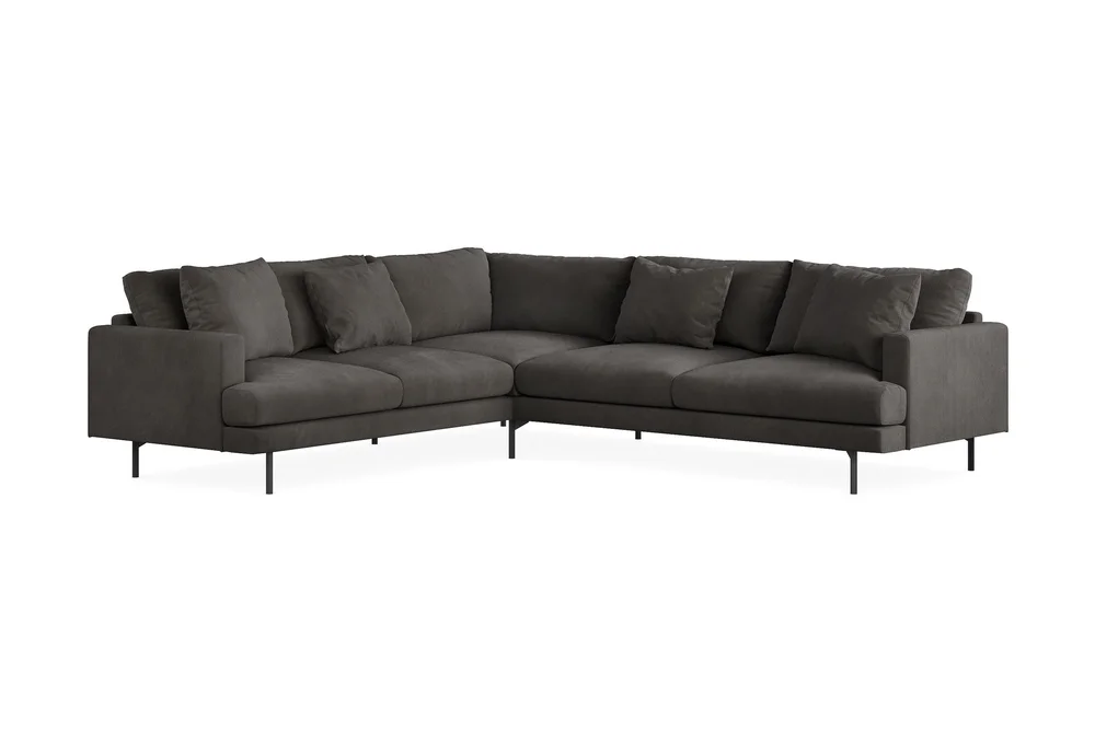 Menard 6-seters Venstrevendt L-formet Hjørnesofa i Manchester v:3468430