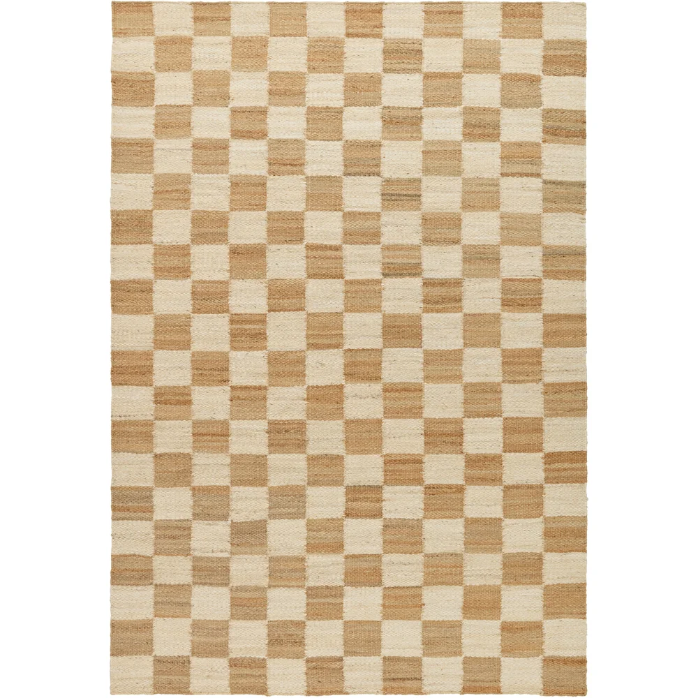 Chess Juteteppe 180×270 cm, Naturfarget / Off-white v:8582808 Chess Juteteppe 180×270 cm, Naturfarget / Off-white v:8582808
