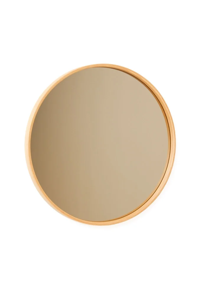 Dekorativt speil Wallxpert Circle (50 x 50 x 4 cm) eik v:9377630 Dekorativt speil Wallxpert Circle (50 x 50 x 4 cm) eik v:9377630